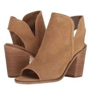 Steve Madden Maxine Open Toe Stacked Heel- 9